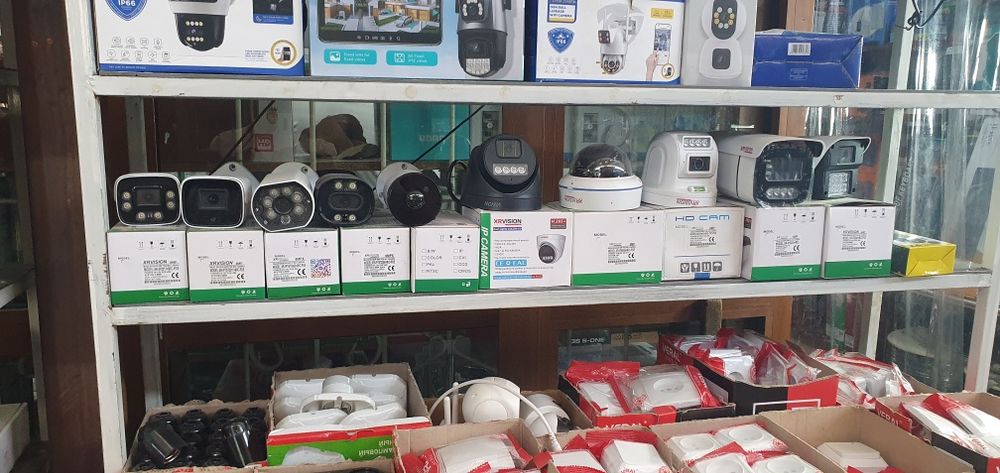 Камера видеонаблюдения установка