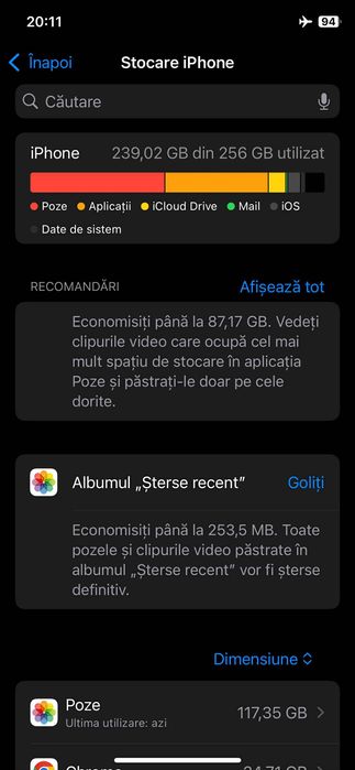 iPhone 11 Pro 256GB - Aspect IMPECABIL - Space Gray