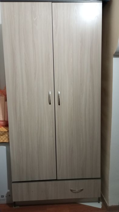 Шкаф и кровать б/у