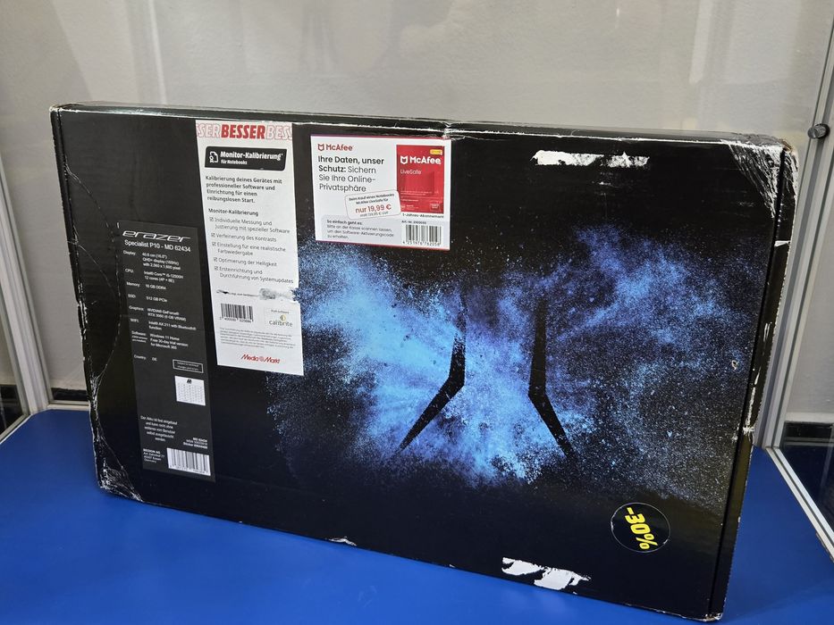 NOU Laptop Gaming Erazer Specialist Pro10