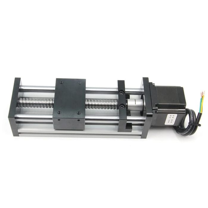 Șurub cu bile de ghidare cu axă optică dublă de 100 mm Befenybay SFU1605 cu motor pas cu pas NEMA23 pentru router CNC