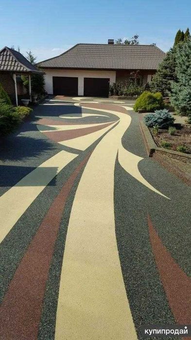 Каменный ковёр , садовые дорожки.