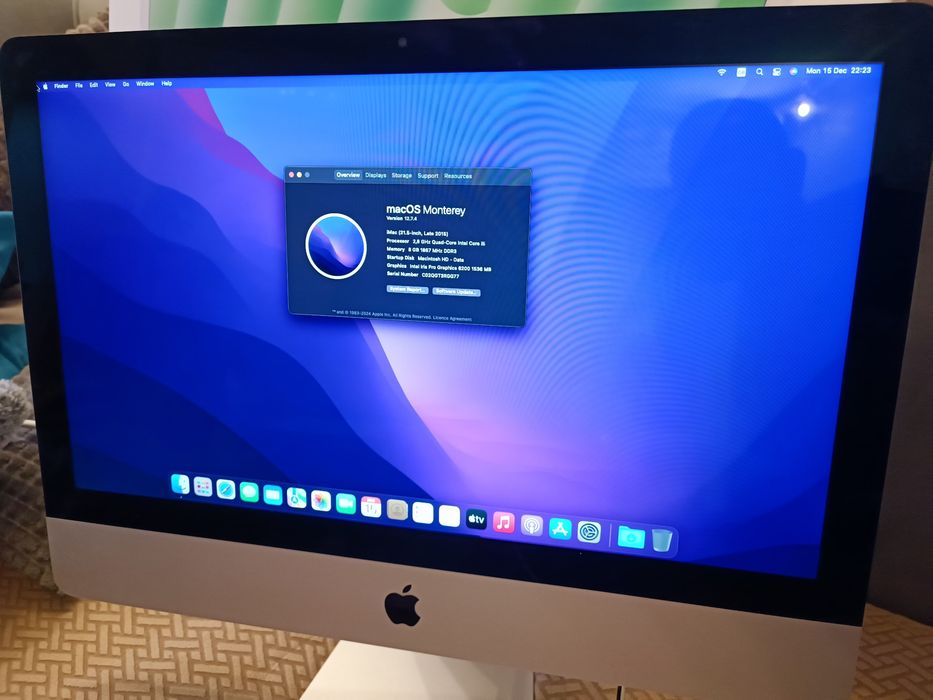 iMac 21.5 inch late 2015