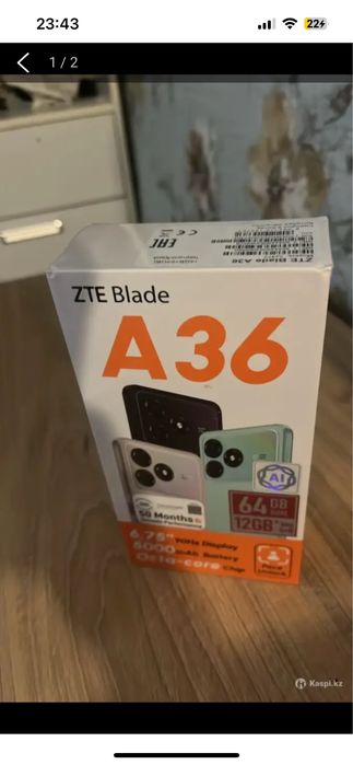 ZTE A36 новый 4 см
