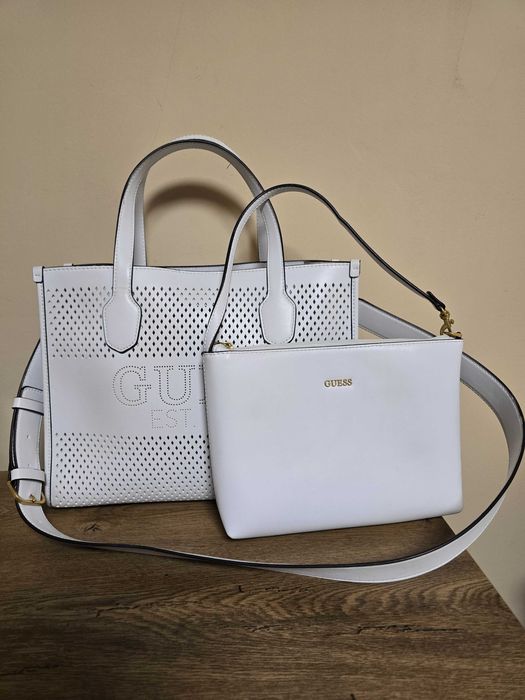 Guess нова оригинална дамска чанта 2в1