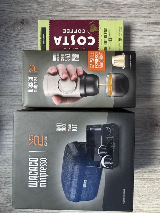 Преносима кафемашина Wacaco - Minipresso NS2 + подарък