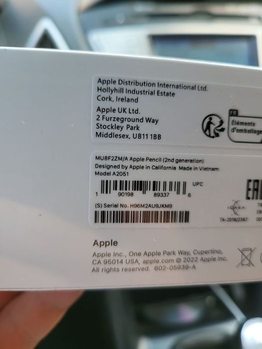 Apple pencil 2 Sigilat