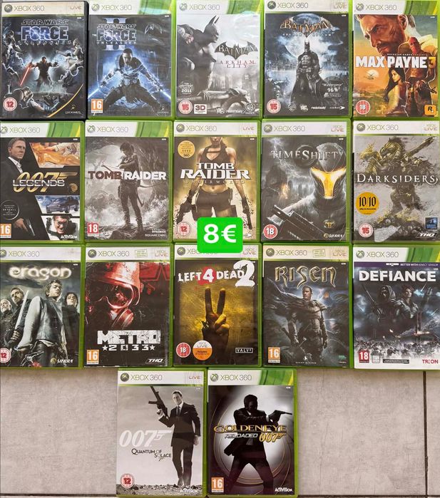 Xbox 360 над 100 заглавия, Batman, Lego, Tomb Raider, и още