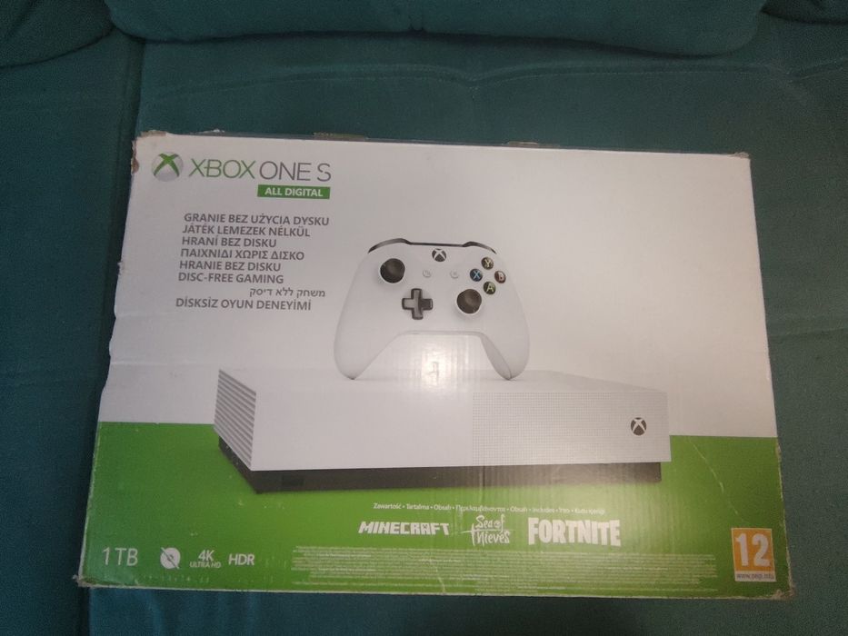 Xbox ONE S Will-Digital 1TB - 4K Ultra HD, HDR, Manetă + cabluri