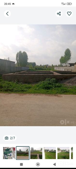 Участок сотилади 8 сотк