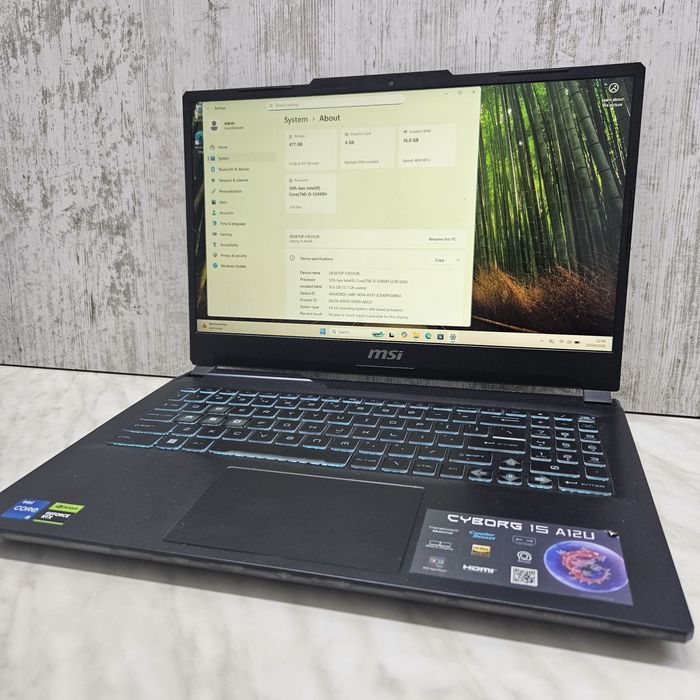 Laptop MSI I5-12450H RTX3050 16GB Zeus Amanet Vitan 4389