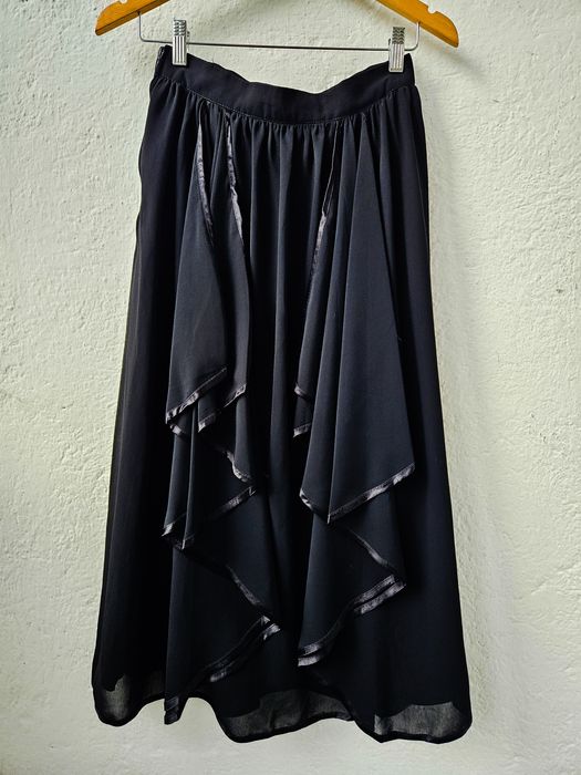 Fustă vintage midi stil gotic din voal Puszta