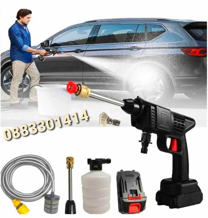 Намаление! Водоструйка с 2 батерии, Акумулаторна