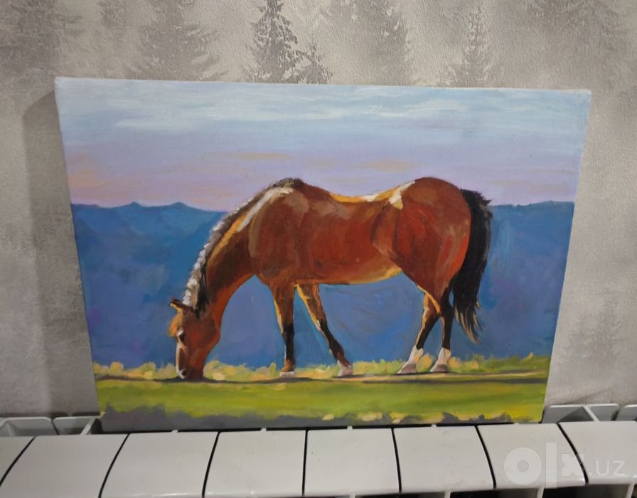 Картины маслом, ручной работы, размер 30*40