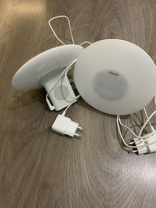 Philips нощна лампа с часовник