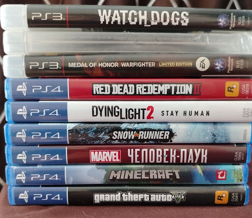 Продаю Диски на PS3, PS4