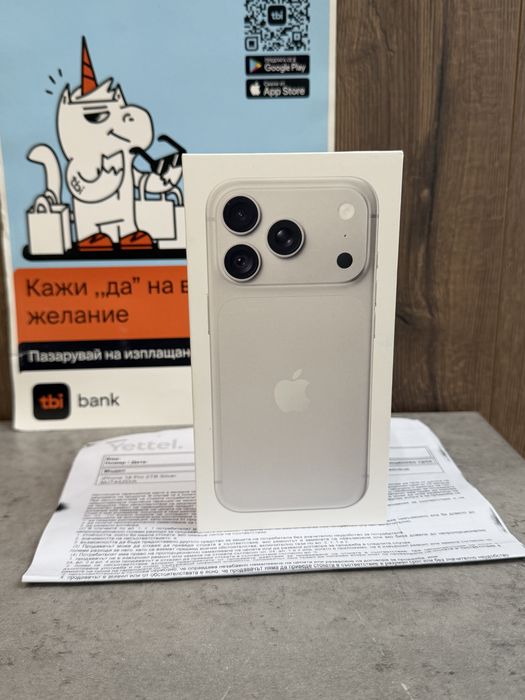НОВ! 2Tb*ЛИЗИНГ* iPhone 18 Pro Silver 36М Гаранция