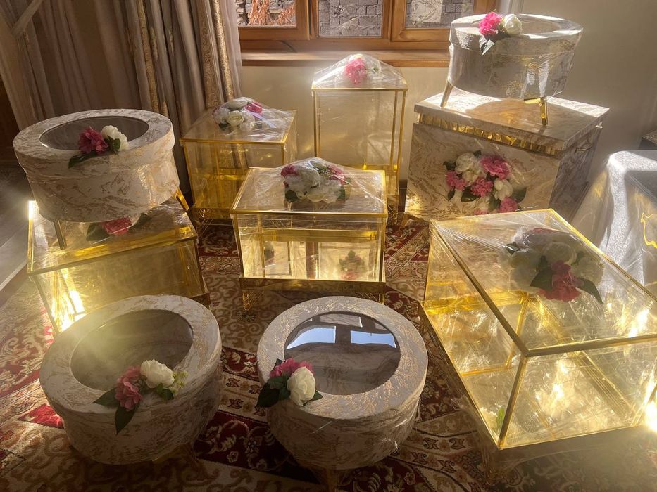 Сандиқ сарпо қутилар Фотиха ва тўй маросимлари учун