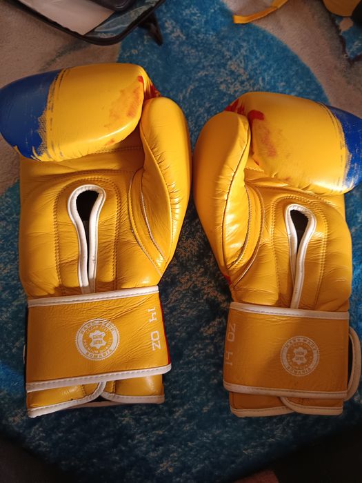 Mănuși de box cu scai Cezar+fașe 4.5m