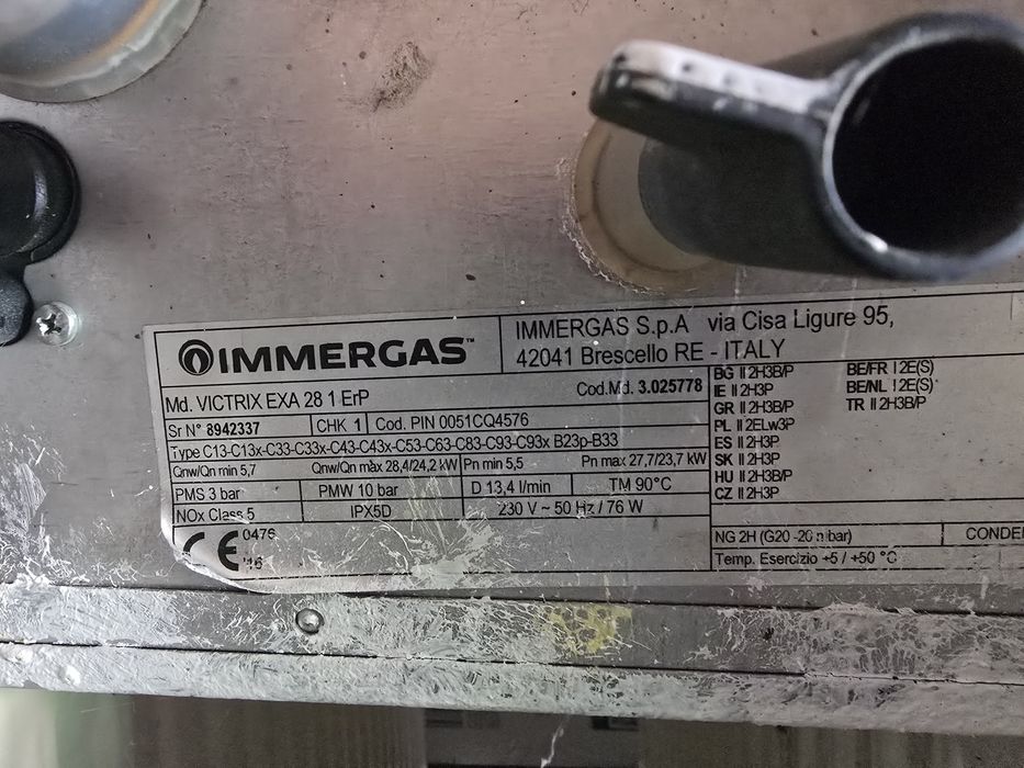 Dezmembrez / Immergas Victrix EXA 28 1 ErP (Placa defecta, a facut scurt)