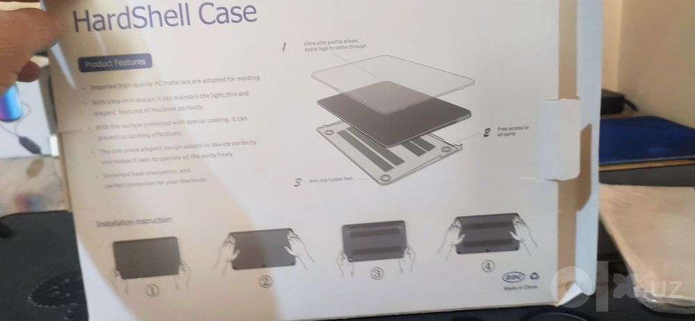 Macbook Air 13.6 uchun gʻilof prozrachniy