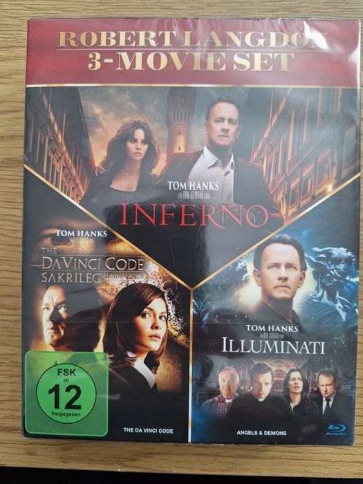 Чисто нови блу рей колекции Rocky 1-6, Robert Langdon -3 movie и Termi