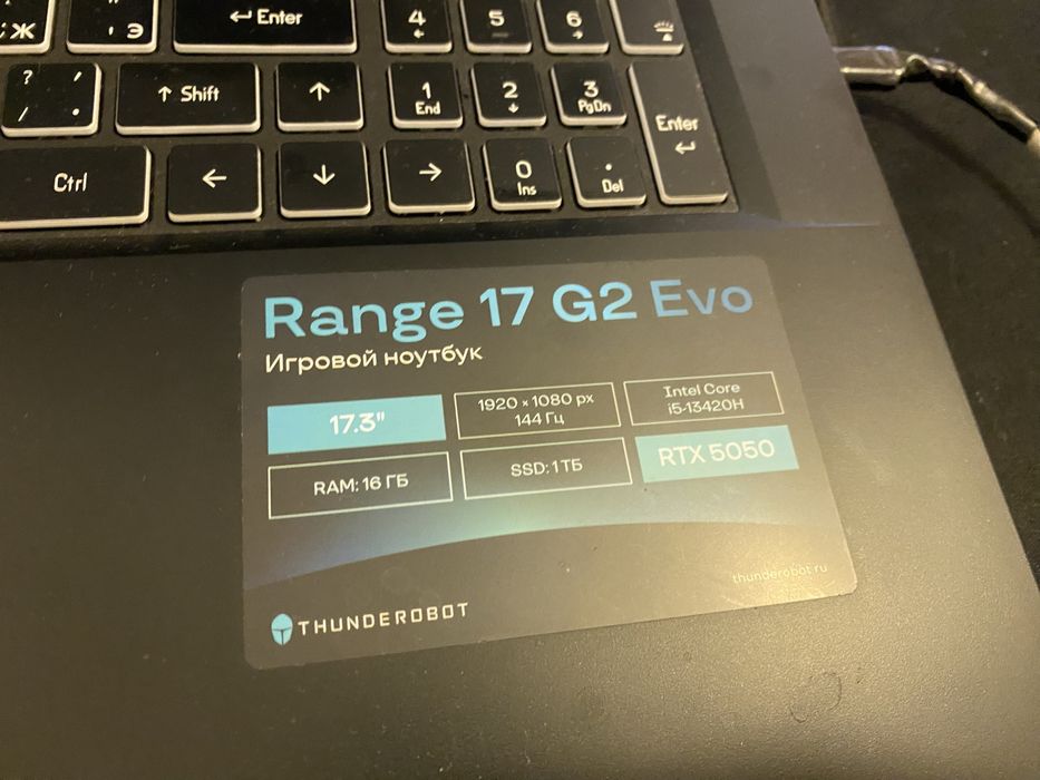 Ноутбук игровой thunderrobot