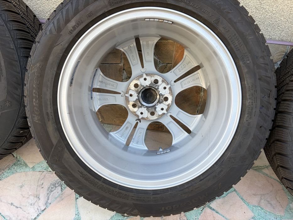 Jante BMW X1 / Seria 5 G30 echipate cu Anvelope Matador iarna 225 55 17