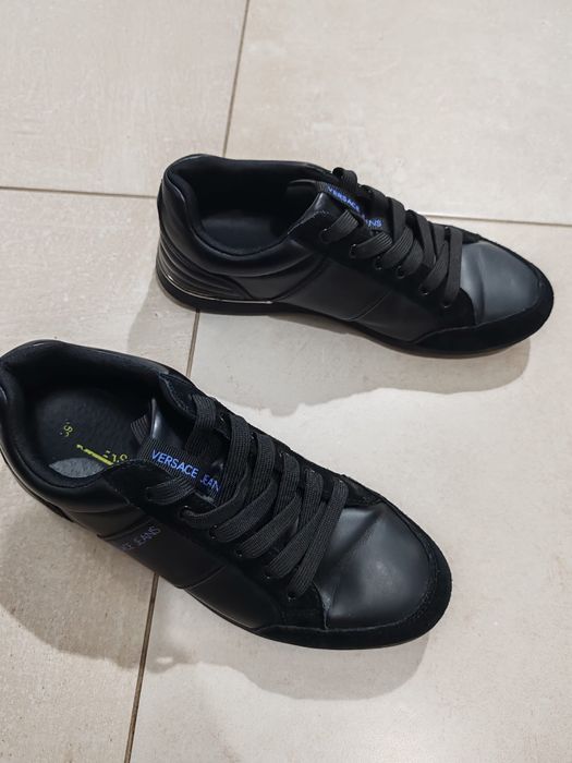 Adidași Versace Jeans Couture negri, mărimea 39 – eleganți și comozi