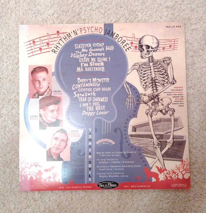The Tazmanian Devils - Rhythm 'N' Psycho Jamboree - vinil