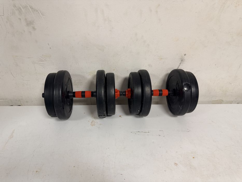 Gantere reglabile set 20 kg. Noi 10 kg+10 kg=20 kg. Pret Promo 170 lei