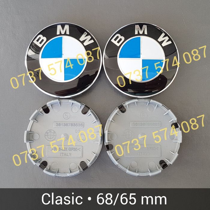 Capace jante BMW si embleme BMW Seria 1, 2, 3, 4, 5, X,1 X,3 X5, X6