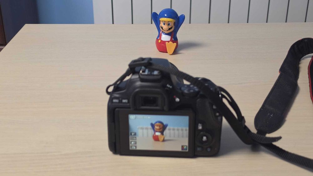 Aparat foto DSLR Canon EOS 250D + Obiectiv EF-S 18-55mm f/3.5-5.6 IS STM – Aspect impecabil