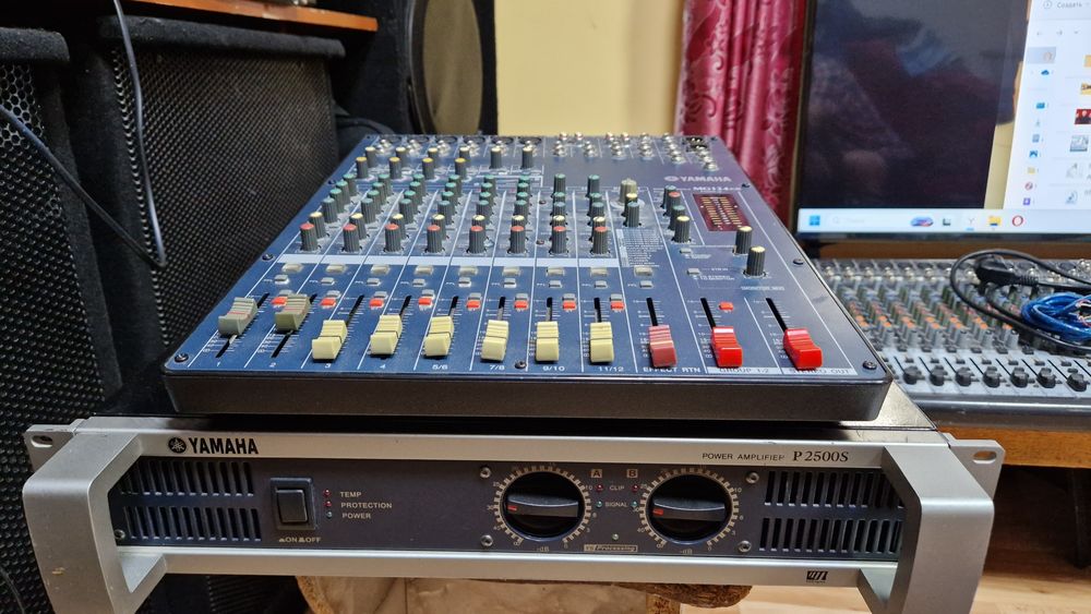 Микшер yamaha, уселитель конец