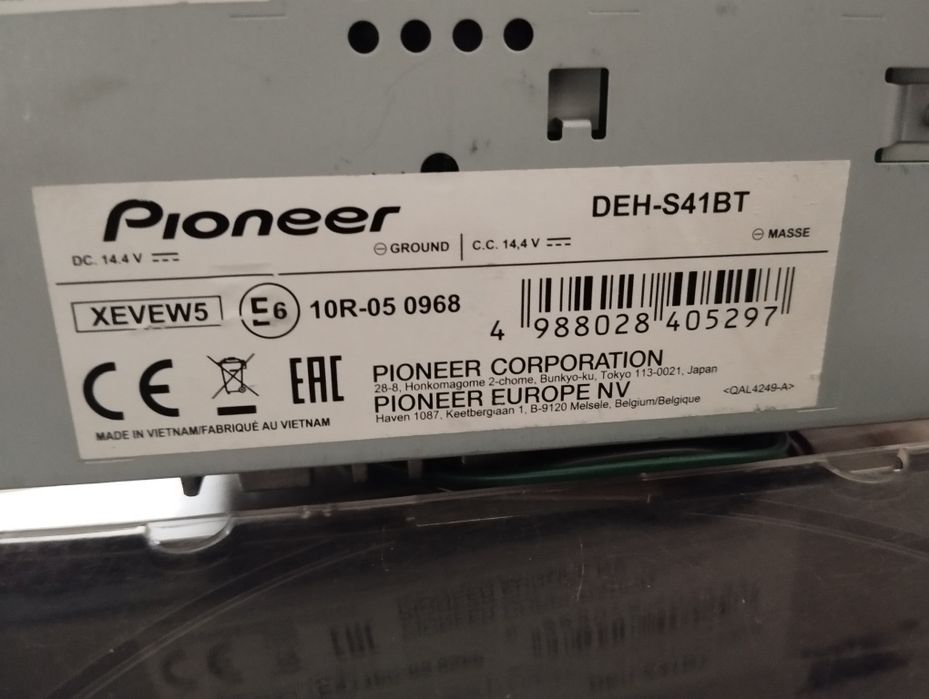 Pioneer deh s41bt