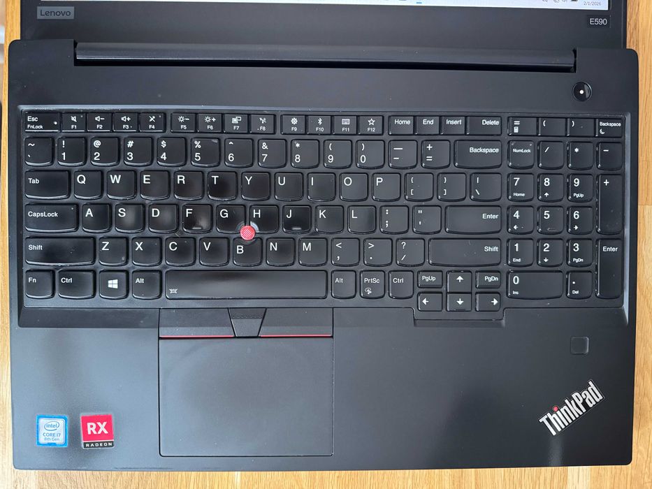 Lenovo ThinkPad E590 – i7, 24GB RAM, 512GB NVMe, RX550X, Win11