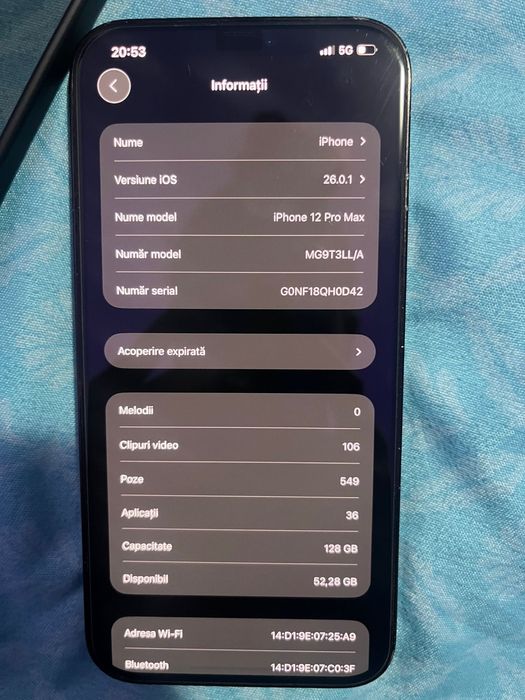 Vand iphone 12 pro max