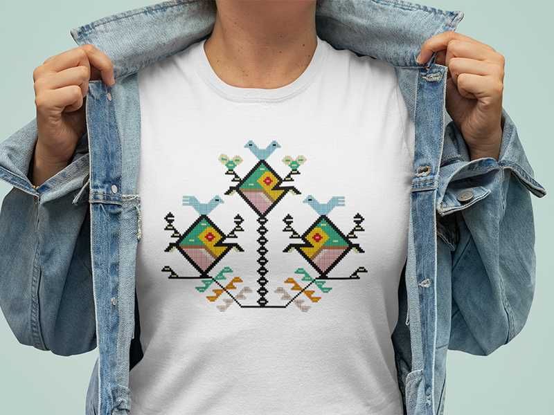 Тениски с шевици принт. Модели и размери