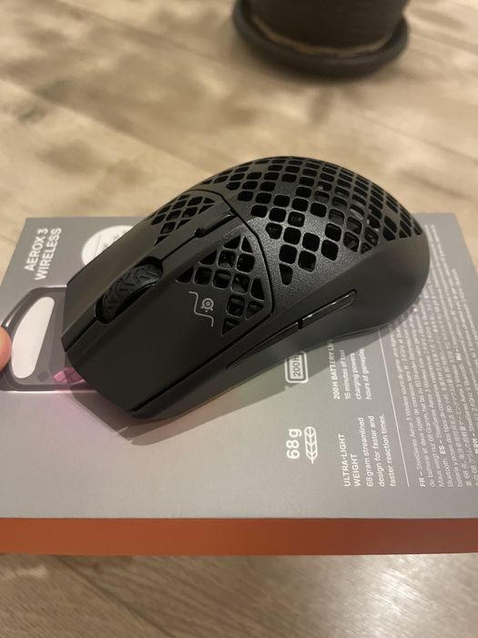 Mouse Gaming STEELSERIES Aerox 3 Wireless Edition Onix Nefolosit