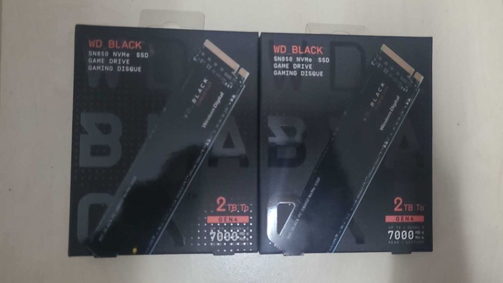 SSD WD Black SN850 de 2TB PCI Express 4.0 x4 M.2 2280, sigilat