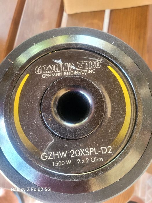 Ground zero difuzor subwoofer