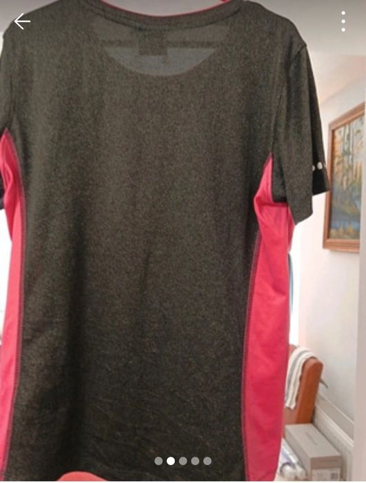 Tricou Puma M roz cu gri inchis