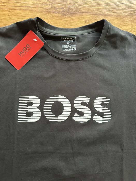 Мъжки,памучен,черен къс комплект Hugo BOSS ГОЛЕМИ РАЗМЕРИ