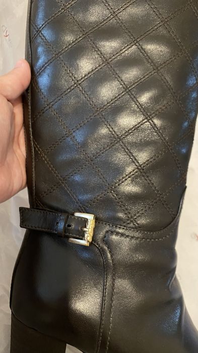 Итальянские кожаные сапоги