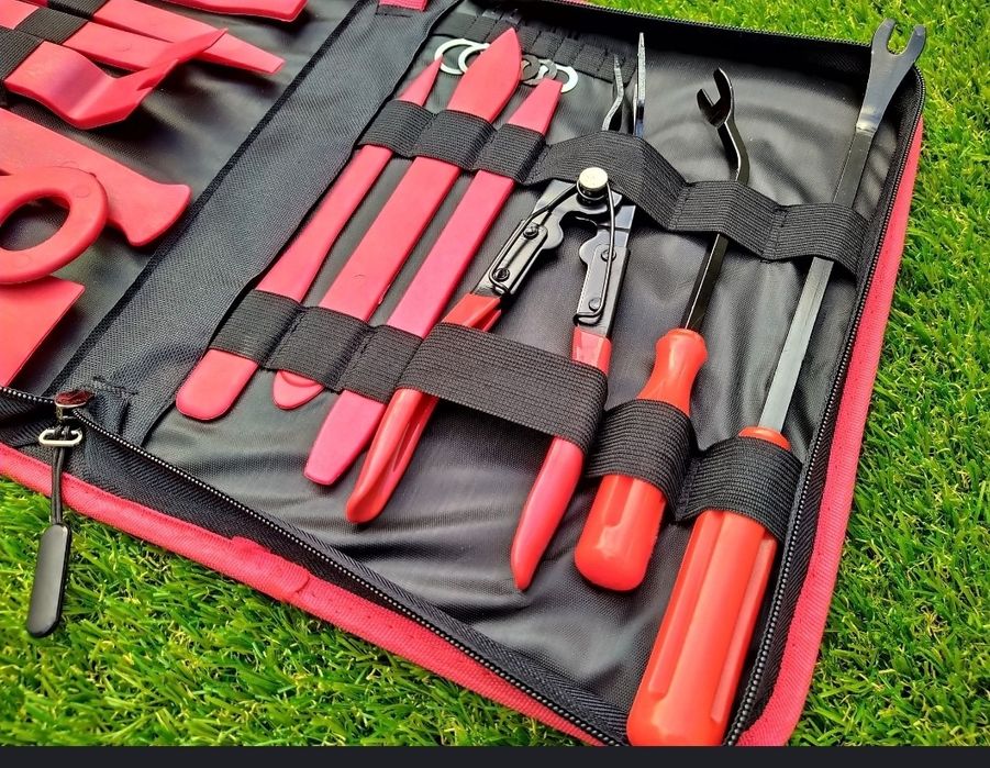 Kit Scule Demontare Plastice Tapiterie, Interior Auto,Trimuri 19 Piese