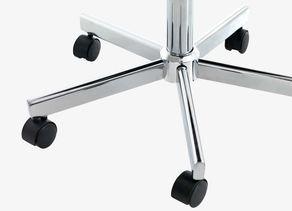 Scaun birou ABILDHOLT gri/crom Material textil 43x84x56 cm Stare buna