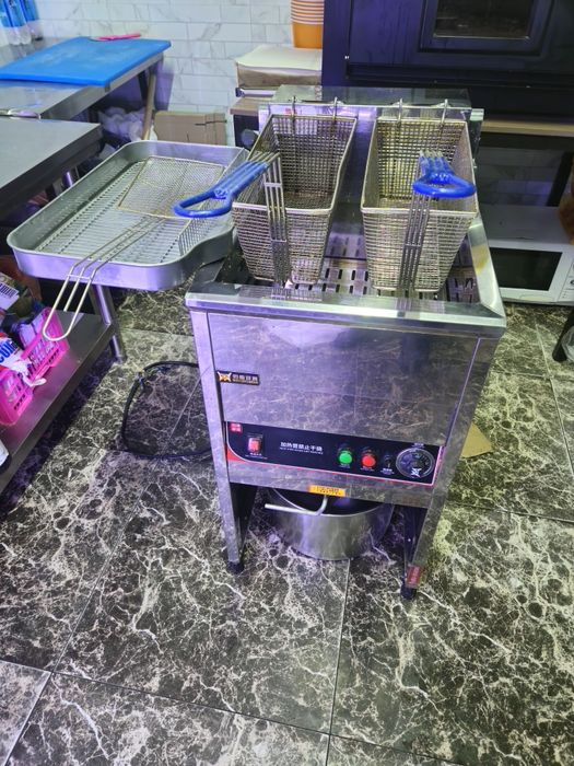 Фритюрница, фри, чикен, крылья