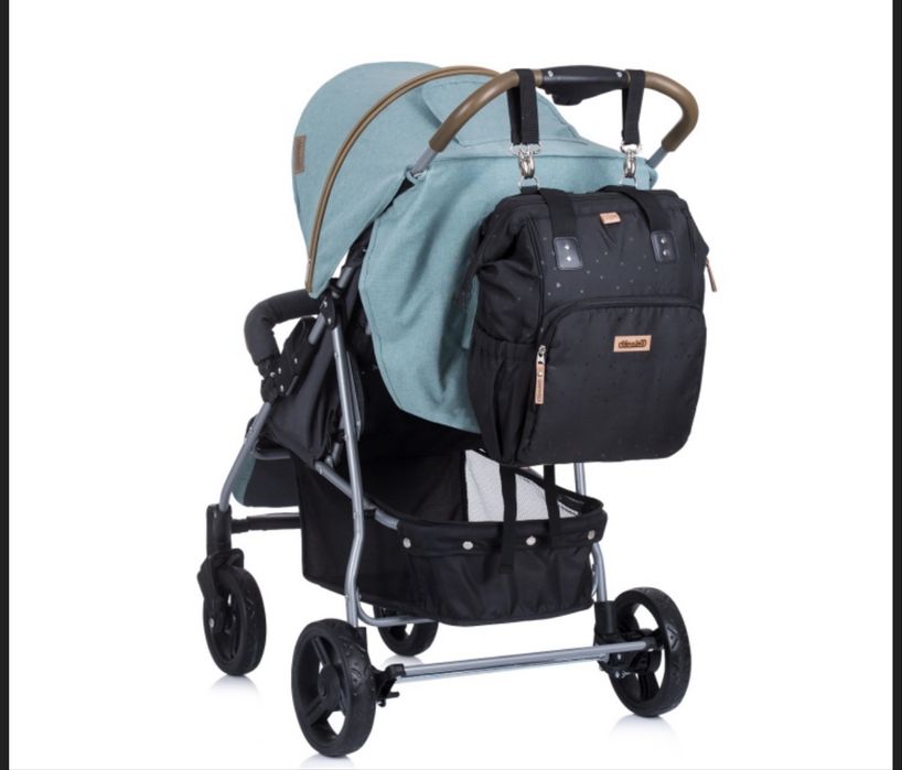 Чанта за количка Чиполино черна