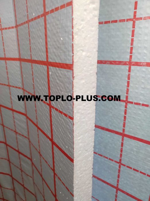 Изолация за подово отопление с фолио Такер плоча 30мм