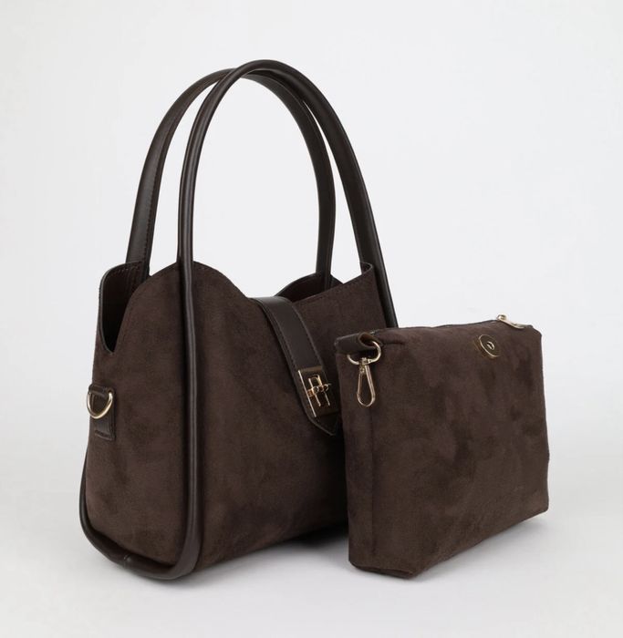 Дамска чанта велур